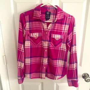American Eagle Valentine’s Pink Plaid